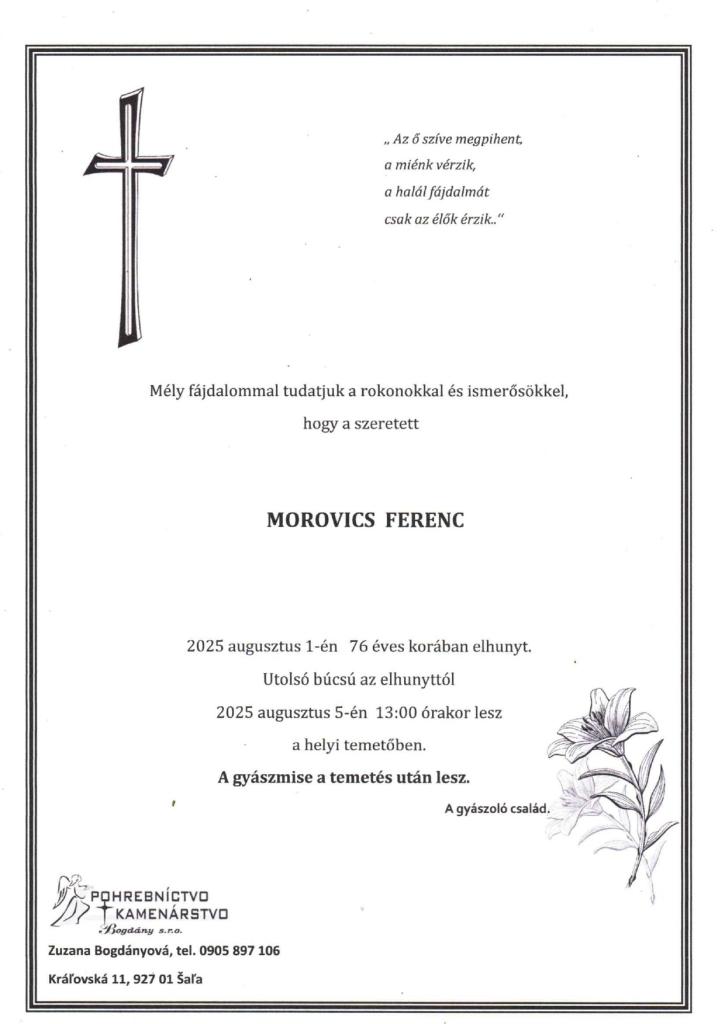 Morovics Ferenc